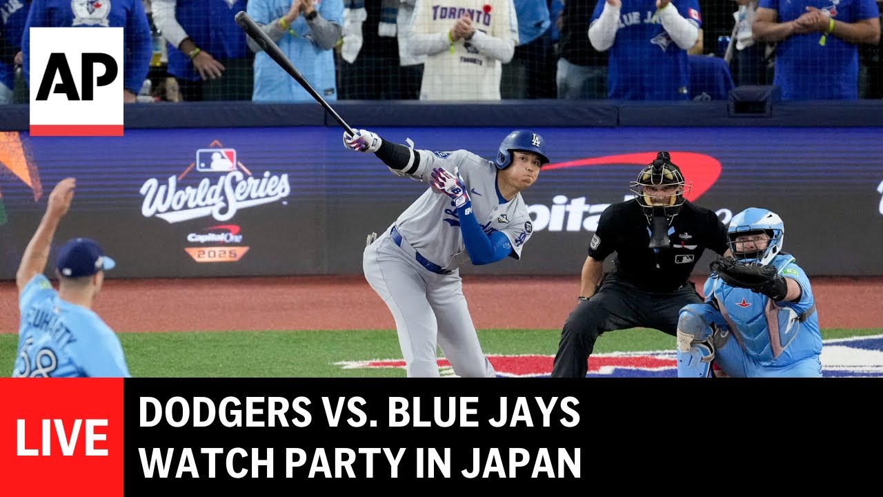 LA Dodgers vs. Toronto Blue Jays: LIVE Watch party in Japan for World Series