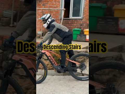 Descending Stairs on an full suspension eBike - An Electrifying Descent! #freybike
