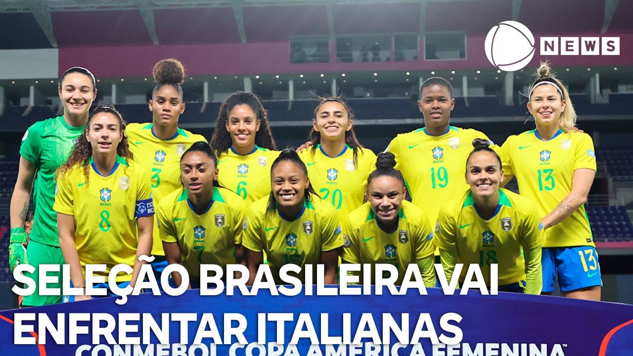 Seleção brasileira vai enfrentar italianas em outubro