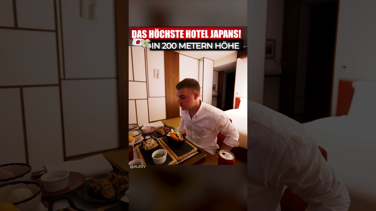 Ein Hotel-Zimmer in 200 Metern Höhe 🫣🇯🇵 alexv travel traveling traveltrips