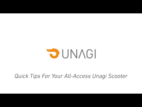 Quick Tips For Your All Access Unagi Scooter