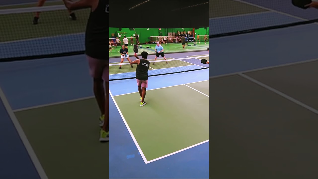 🎭Back and Forth Drama #pickleballhighlights #pickleball #sports #shorts