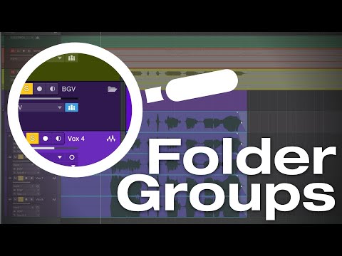 Folder Groups in #StudioOne