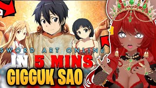 100% ACCURATE !! | Sword Art Online in 5 minutes Reaction