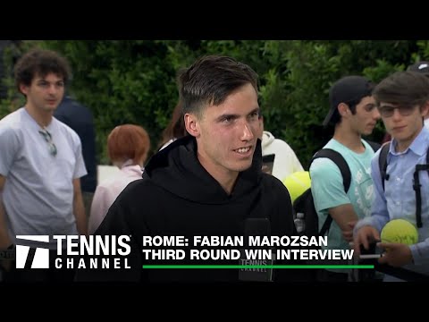 Fabian Marozsan on Winning Strategy, Tennis Idols, and Career Goals | 2023 Rome Third Round