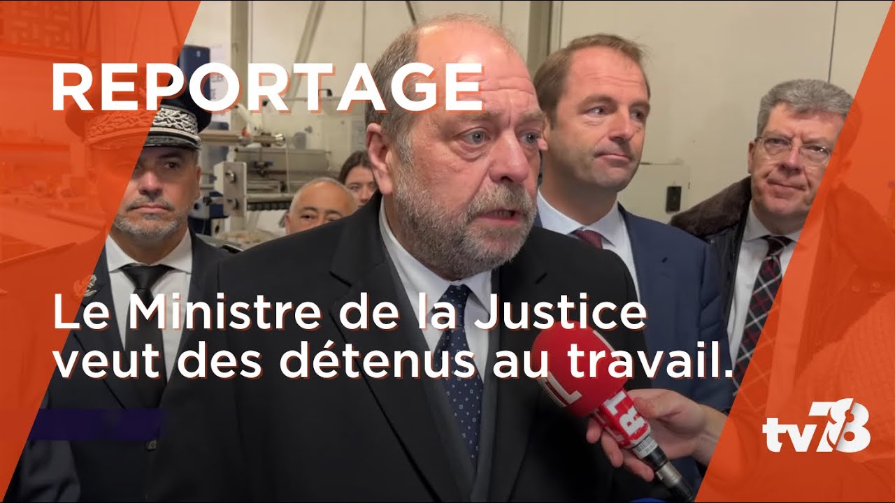 Travail et détention, le ministre de la justice à Bois-d’Arcy