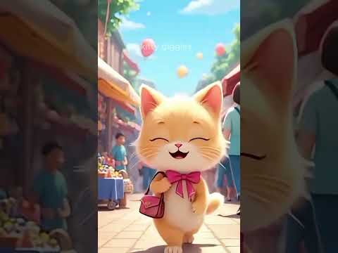 🛍️Cat Went Out For Shopping 🐾 #catvideos#cat#savethekids #cuteanimal#cartoon#catkid#lovecat#cat#