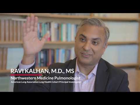 American Lung Association Lung Health Cohort principal investigator Ravi Kalhan, M.D., MS, discusses the first-of-its-kind health study of millennials. American Lung Association Lung Health Cohort principal investigator Ravi Kalhan, M.D., MS, discusses the first-of-its-kind health study of millennials.