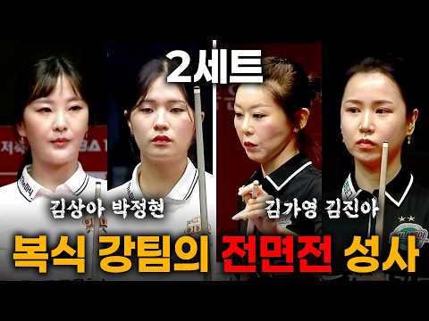 '<strong>복식</strong> 강팀들의 자존심 대결!! 박정현 사단 vs 김가영 사단!! 진짜 <strong>복식</strong> 최강팀을 가린다!!'｜전력비교｜웰컴저축은행 #PBA 팀리그 2026-2027 3ROUND
