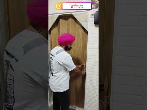 Pvc folding accordion door, partition, divider, ac insulation पीवीसी फोल्डीग तह दरवाजे 9322594398