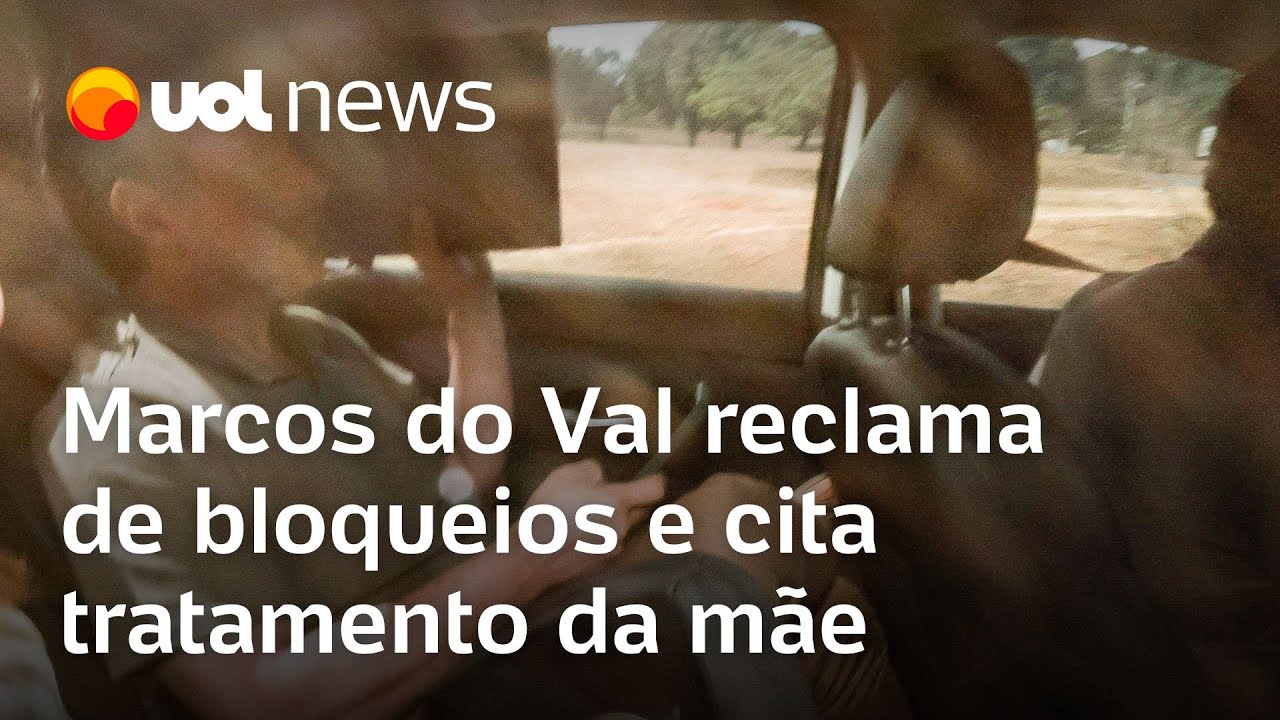 Marcos do Val reclama de bloqueios e cita tratamento da mãe após colocar tornozeleira
