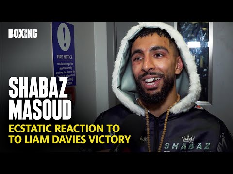 Shabaz Masoud Ecstatic Reaction To Liam Davies Victory