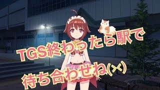 [LIVE] 【生配信】🐹TGS2018会場に居るよ！もう駅誰もいない（＞＜）🐹【コスプレ】