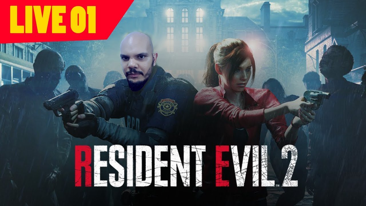 LIVE RESIDENT EVIL 2 REMAKE Parte 01 - PS4