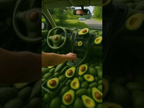 Racing Avocado 🥑 #youtubeshorts #shorts #ai #youtube #love #like #funny #music #baby #shortsfeed