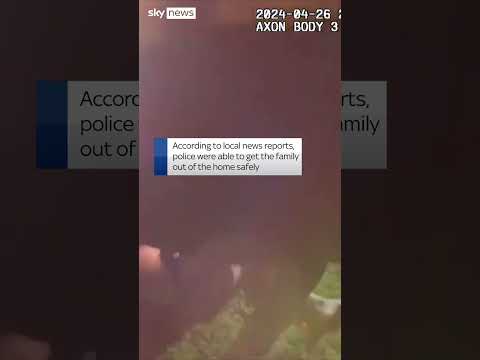 Family rescued from burning house after man sets fuel alight