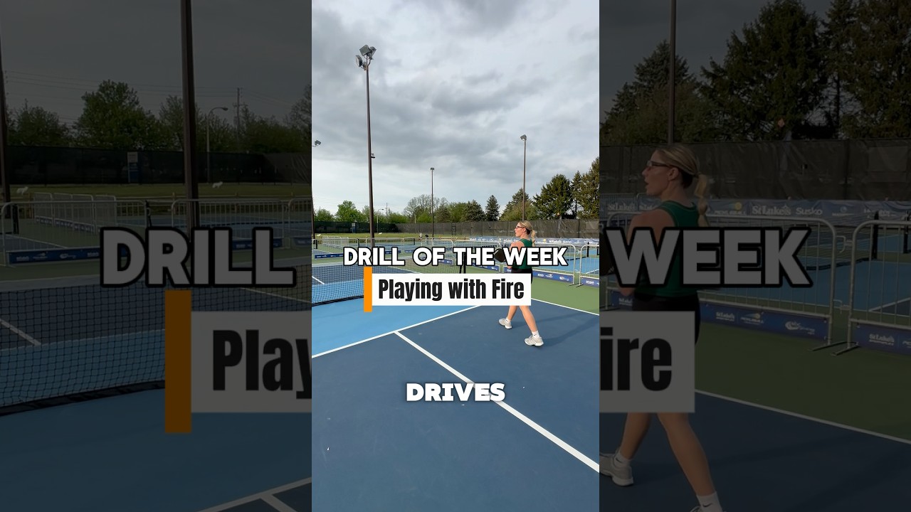 Drill of the Week: Playing with Fire 🔥 #drill #shorts #pickleball