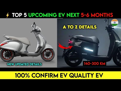 ⚡ Top 5 Upcoming Electric Scooter 2024 | Next 6 months | Activa EV | Best EV 2024 | ride with mayur