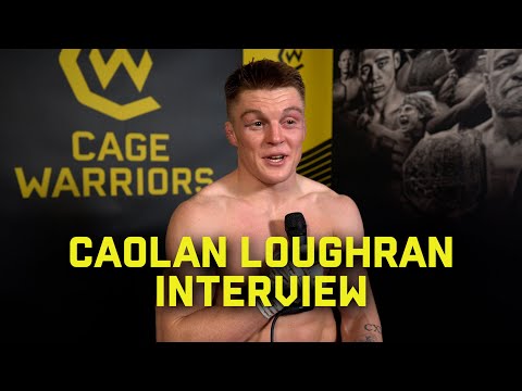 Caolan Loughran CW 140 post-fight interview