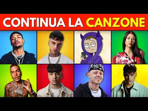 QUIZ - CONTINUA LA CANZONE RAP ITALIANA (2020 - 2025) 🎤 🔥