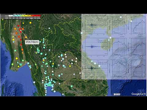 2025年ミャンマー地震（M7.7）の震度分布および観測波形特徴について