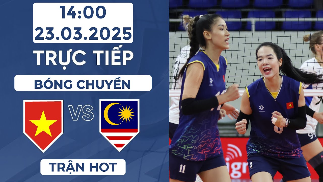🔴 Bóng Chuyền | Việt Nam Vs Malaysia | Bích Tuyền Có Trận Đấu Bùng Nổ Trong Lần Đầu Khoác Áo ĐTQG