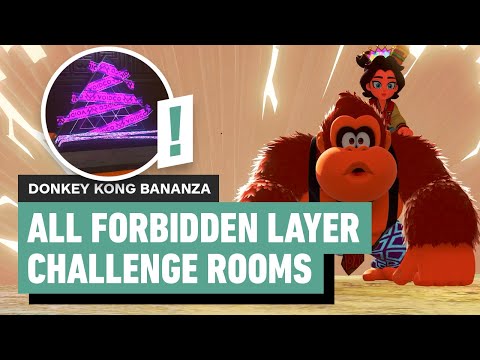 Donkey Kong Bananza: All Forbidden Layer Challenge Rooms | Locations and Solutions