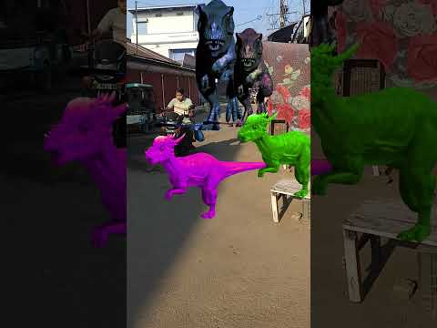 Big dinosaur Chase and chasing part-322#shorts #dinosaur #dino #trex #tending #viralvideo