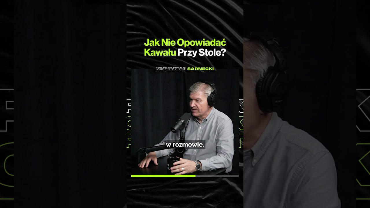 Jak Nie Opowiadać Kawału Przy Stole? – ft. @KrzysztofSarnecki