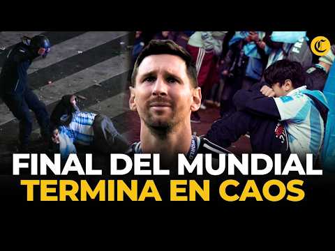 Tragedia en Argentina: tres fallecidos y disturbios tras perder la Copa del Mundo | El Comercio