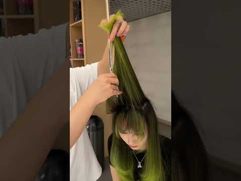 2 用你的语言可以描述一下这个发色🍋🥑🎨❤️ #巴黎畫染#香港染髪 #髮色 #台北 #tocdep #alayage