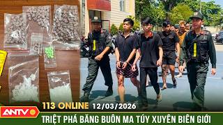Bản tin 113 online ngày 12/3: Thu giữ 17kg ma túy, 1000 viên thuốc lắc, bắt 30 đối tượng | ANTV