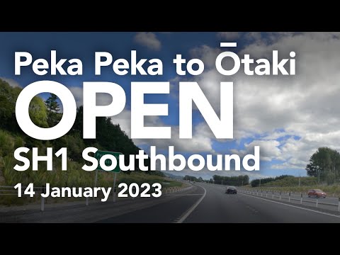 Expressway OPEN Peka Peka 2 Ōtaki (PP2O) SH1 - Southbound