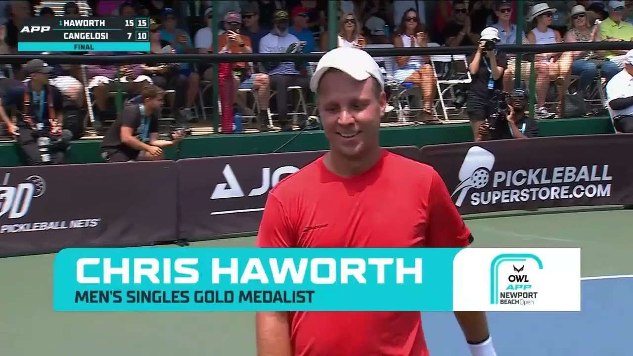 Chris Haworth v John Cangelosi | Match Point | Gold Medal | Pickleball | Men's Singles | APP Tour