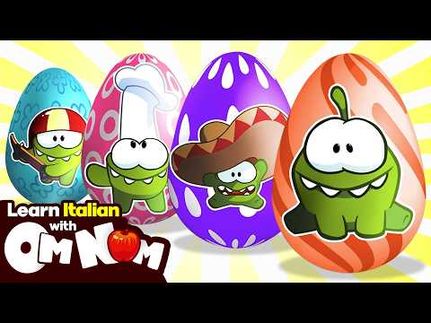 Impara le Forme con le Uova a Sorpresa | Impara Con Om Nom | Video Educativo per Bambini