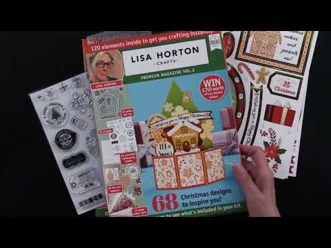 #74 Lisa Horton Magazine & Box Kit, Gingerbread