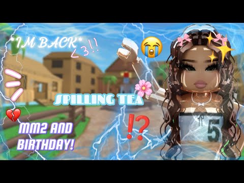 SPILLING TEA IN MM2! *IM BACK* ⁉️ 