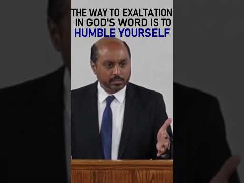 The Way To Exaltation In God's Word Is To Humble Yourself  - Pastor Rom Prakashpalan Sermon #shorts