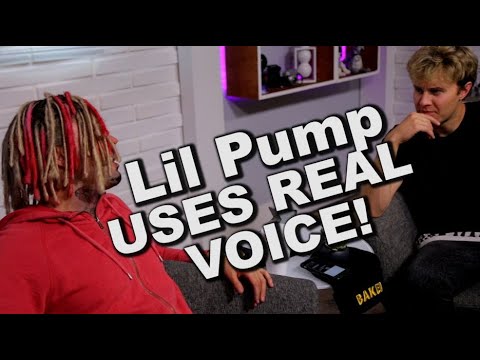 Lil Pump uses REAL VOICE! exclusive interview