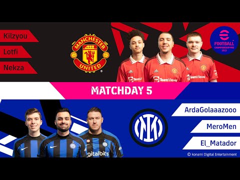 eFootball Championship Pro | Manchester United v Inter Milan | LIVE FROM SAT 12:00 (GMT) 13:00 (CET)