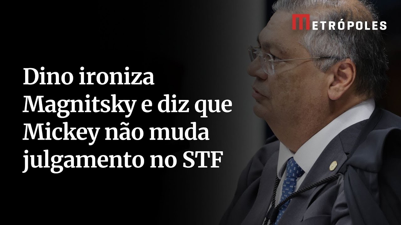 Dino ironiza Magnitsky e diz que Mickey não muda julgamento no STF