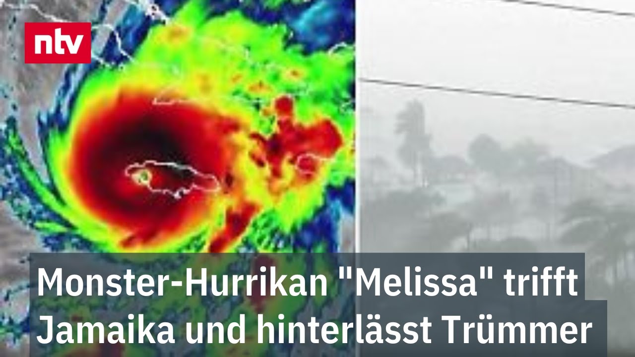 Monster-Hurrikan trifft Jamaika und hinterlässt Trümmer - "Melissa" walzt über Insel
