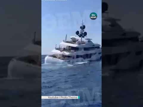 Superyacht sinks after crew member ‘forgets’ to close the door #itvnews