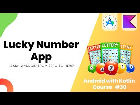 Lucky Number App - Learn Android from Zero #30 #androidstudio