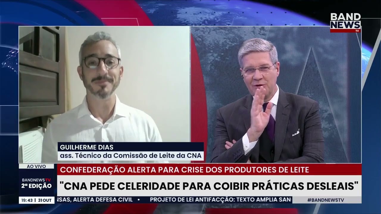 CNA pede investigação de importação desleal de leite em pó | BandNews TV