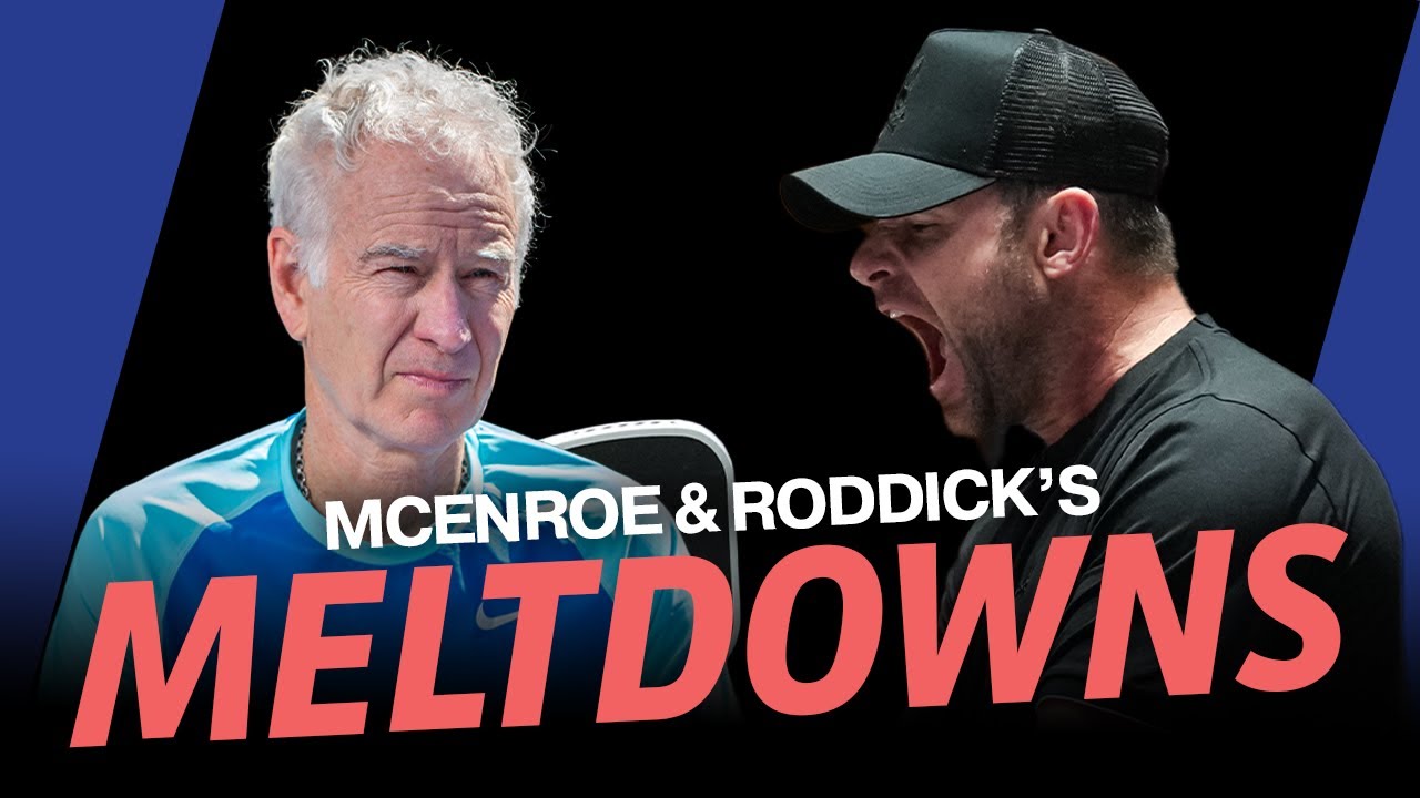 🫢 Things Get HEATED With John McEnroe and Andy Roddick During Pickleball Match