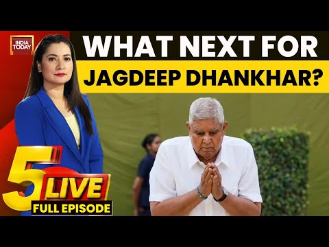 Five Live With Pooja Shali: Jagdeep Dhankar's Shock Exit | Health Reasons Or Politics At Play?