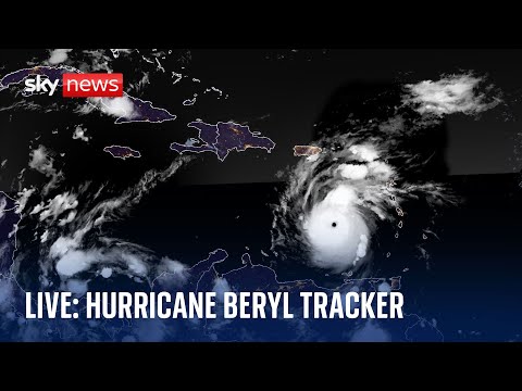 Watch live: Tracking Hurricane Beryl