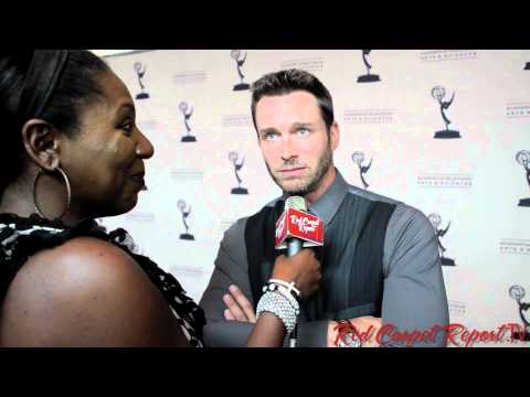 Eric Martsolf, talks Booster Gold, at the 40th Daytime Emmy Awards ...