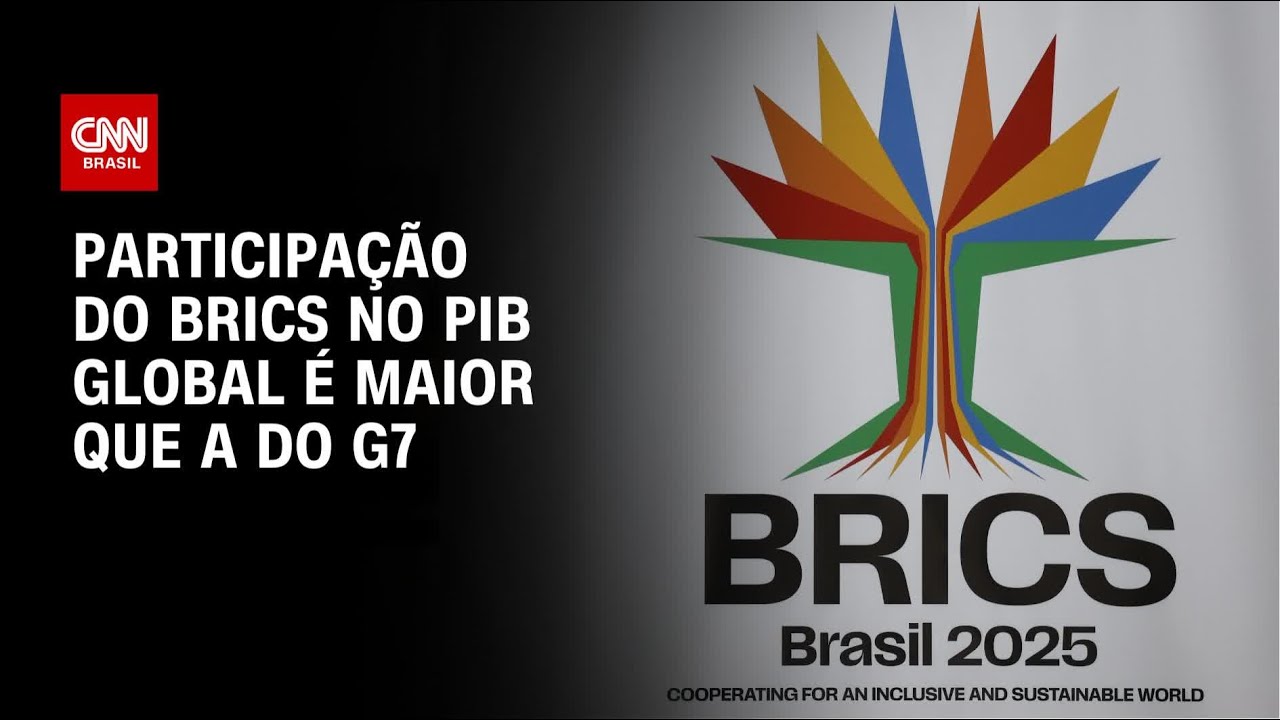 Cúpula no Rio de Janeiro: participação do Brics no PIB global é maior que a do G7 | AGORA CNN